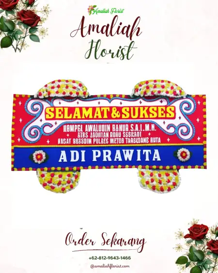 Papan Bunga Ucapan Selamat Semidang Aji